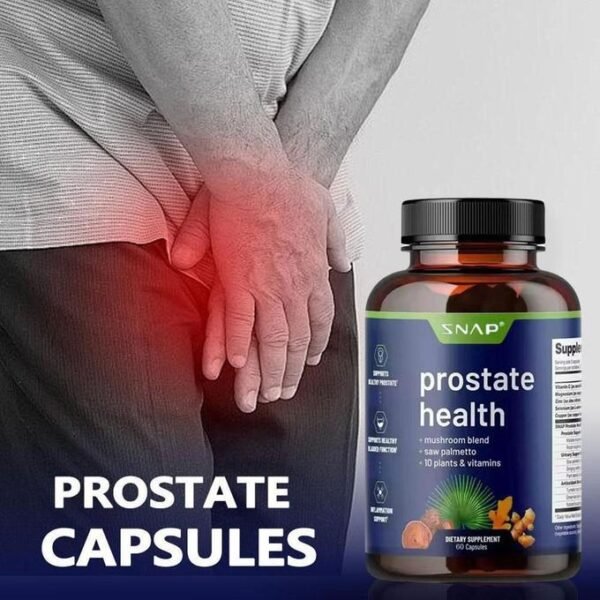 Prostate Health Capsules – Double Action : Santé & Virilité Masculine